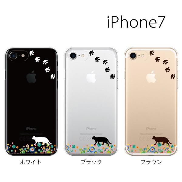 Iphone7 アイフォン7 ソフト ケース Tpu ケース カバー スマホケース スマホカバー お花畑を歩くかわいい猫 クリア スマホケース手帳型のケータイ屋24 通販 Paypayモール
