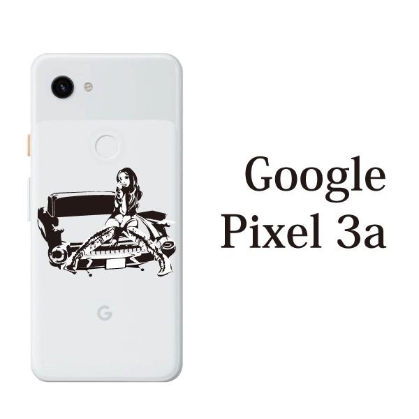 スマホケース Google Pixel3a ケース グーグルピクセル3a Pixel 3a 携帯ケース スマホカバー アメ車ガール クリア スマホケース 手帳型のケータイ屋24 通販 Paypayモール