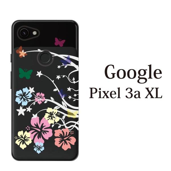 スマホケース ハードケース Google Pixel 3a Xl クリアケース ケース スマホカバー おしゃれ カバー 可愛い蝶々が舞うハイビスカス クリア スマホケース手帳型のケータイ屋24 通販 Paypayモール
