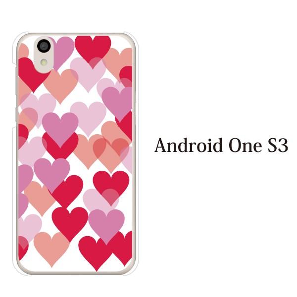 スマホケース Android One S3 ケース クリア おしゃれ アンドロイドワンs3 カバー かわいい ハートがたくさん ハートフル スマホケース手帳型のケータイ屋24 通販 Paypayモール