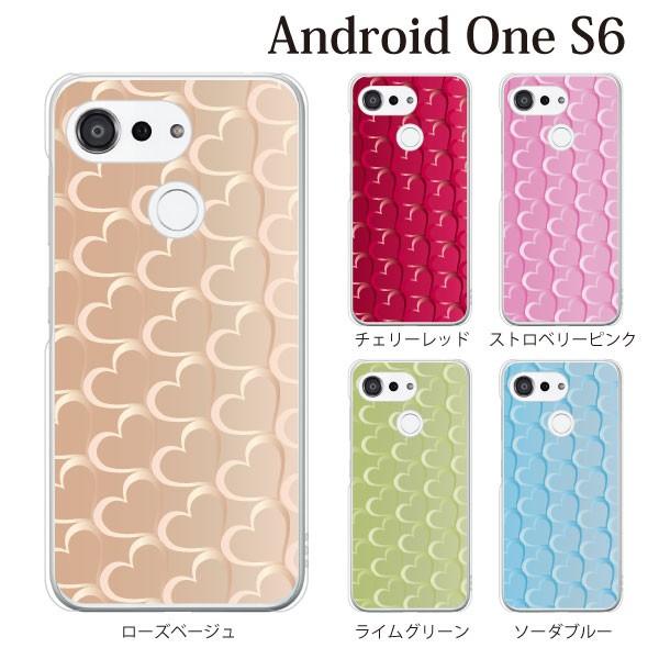 スマホケース ハードケース Android One S6 クリアケース ケース スマホカバー おしゃれ カバー アンドロイドワン ハートストライプ スマホケース手帳型のケータイ屋24 通販 Paypayモール