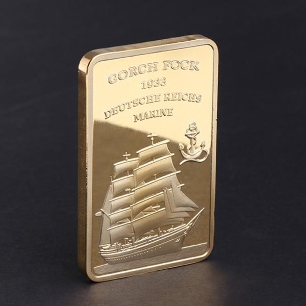 24K 24金　観音 つり下げ 足金999刻印入り 金盃・金杯・鶴紋・24KGP・No.241011-39・梱包サイズ60