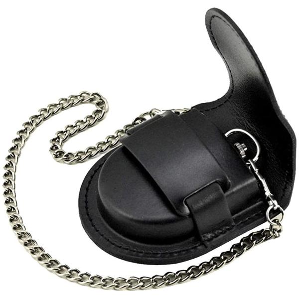 ヴィンテージの懐中時計バッグアンティークブロンズチェーンが付属しています非常に頑丈で耐久性サイズ：約 7.5×6.5センチメートルチェーンの長さ：34センチメートル/ 13.38インチ素材：人工皮革、ブロンズカラー：ブラックパッケージに含ま...