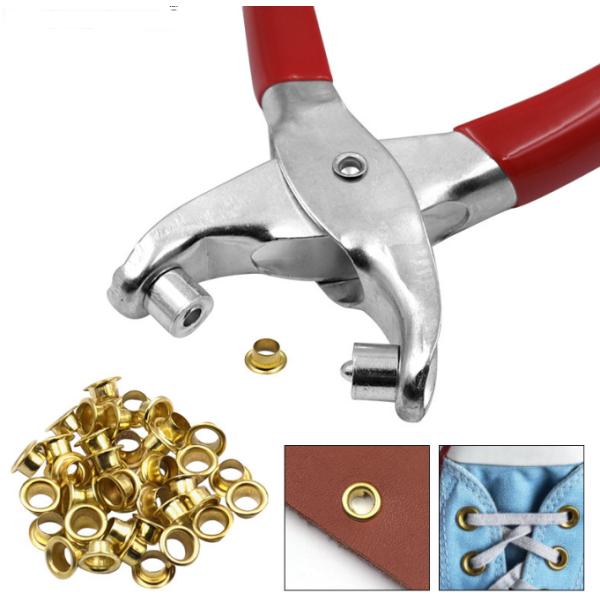 サイズ:ハトメ/内径4.6mm材質:本体/スチール、グリップ/PVC樹脂用途:厚紙・布地・ビニール・皮革などのハトメ付けにハトメ替玉 内径4mm素材最大厚さ:約2mmまで ※材質により異なる