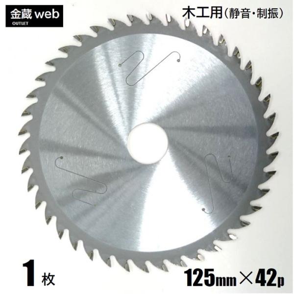 木工用チップソー 外径125mm 刃数42P アウトレット (1枚) 防じん 木工用チップソー 外径125mm 刃数42P アウトレット (1枚) 防じん
