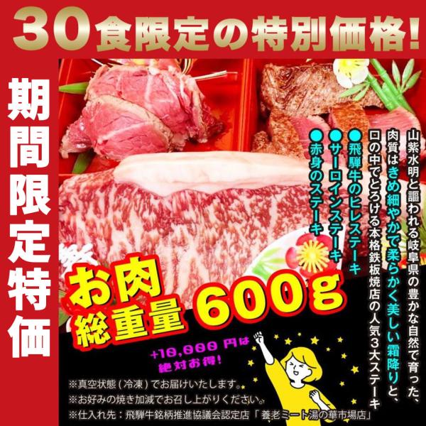 [Release date: December 27, 2021]外寸　21.5×21.5×5.7（金印篭含）3〜4人前34品目 +希少部位3種肉おせち（岐阜県産養老ハーブ牛のヒレ、サーロイン、赤身）お肉の総重量600g【一の重】合鴨オレン...