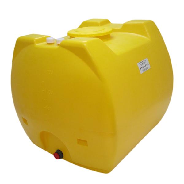 200L イエロー 貯水タンク モリマーサム樹脂 ローリータンク SL-200 容量200L 黄 25Aバルブ