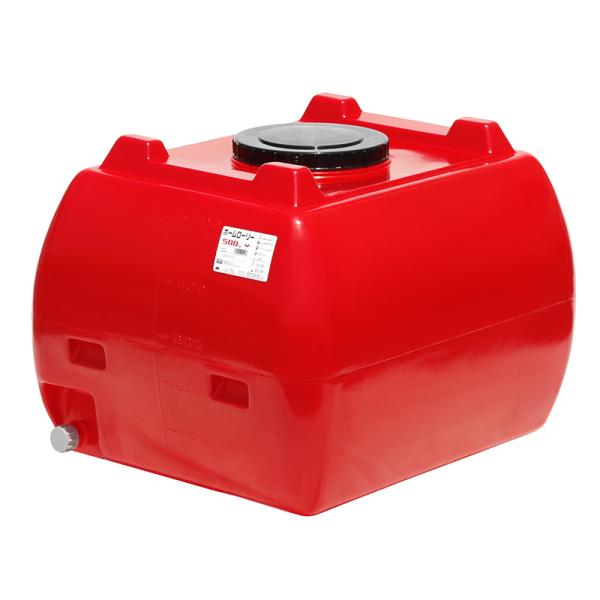 スイコー ホームローリータンク HLT-500 容量500L レッド ローリー