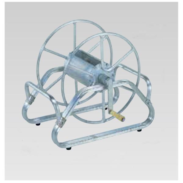 アルミ製ホール巻き取り機 MA-1B ホース付き 直送品】 昭和ブリッジ ホース巻取機 MA-1B 床置き型 【大型