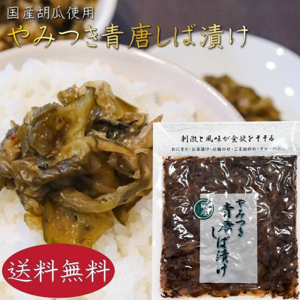 国産きゅうりを使用したピリ辛なしば漬けです。従来の食酢を用いたしば漬けとは異なり、青唐辛子のピリ辛で新感覚な味わいがやみつきになる逸品です。熱々ご飯にはもちろん、混ぜご飯やお茶漬け、チャーハンなど幅広い料理にご使用いただけます。・原材料名き...