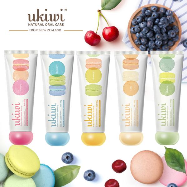 歯磨き粉 ホワイトニング ukiwi マカロン ユーキウイ トゥースペースト 歯周病 予防 歯科 1本 100ｇ 美容ルーティン モーニング はみがきこ