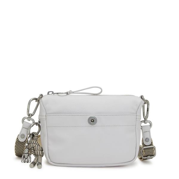 小鳥の子☆モローパリ☆ブリーフィングバック☆ホワイト✖️ブラック kipling キプリング 公式 ショルダーバッグ XANDRA(Chalk White