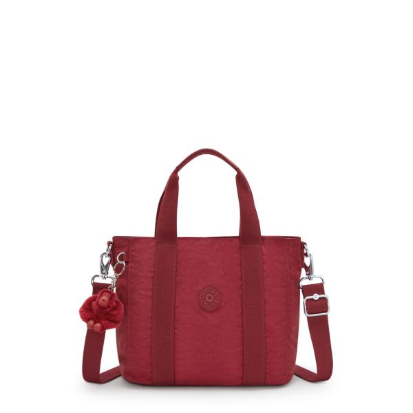 アンリクイール　ミニバッグ　赤 kipling キプリング 公式 トートバッグ ASSENI MINI(Funky Red