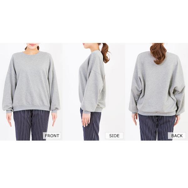 プルオーバー トレーナー 春 夏 ワイドスリーブ 長袖 リブ レディース トップス 黒 グレー カーキ ネイビー スウェット 大きいサイズ 30代コーデ Buyee 日本代购平台 产品购物网站大全 Buyee一站式代购 Bot Online