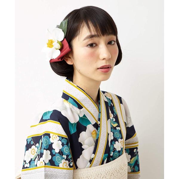 ふりふ ヘアクリップ 江戸蕾椿クリップ 着物 小紋 振袖 袴 成人式 卒業式 結婚式 浴衣 リボン 和 ホワイト Www Heatform Co Uk Index Php