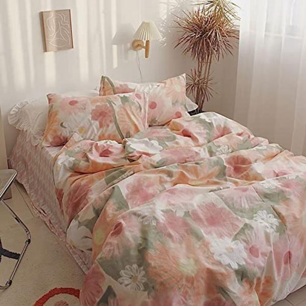 数量は多い Macohome 布団カバー シングル ピンク 花柄 綿100 女の子 エレガント 寝具カバーセット 掛け布団カバー 枕カバー 洗濯可 ふとんかばー ピンク シングル カバー シーツセット Www Makoter Si