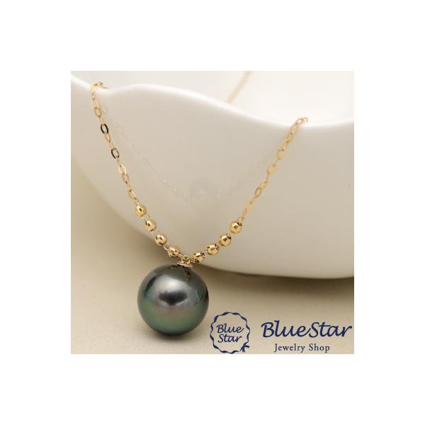 専用♡ブラックパール3点 南洋ブラックパール1粒ネックレス 44cmフリー K18YG レディース