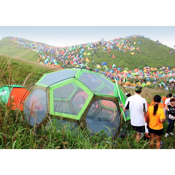 人気の8人のアウトドアファミリーの大きなテントボール型の車高ロイヤル