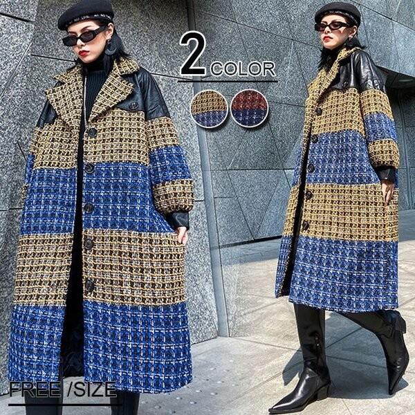 キルティングコート レディース コーデ秋冬 永遠の定番モデル 保温 チェック柄