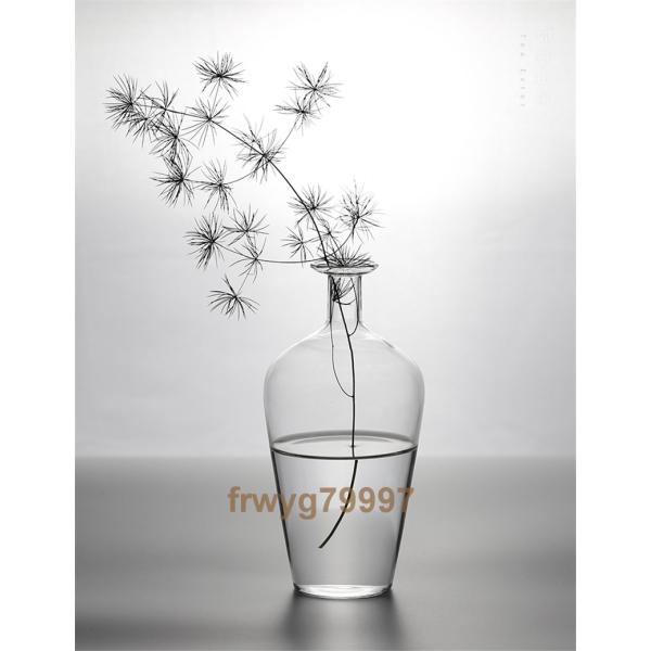 新品 茶道の置物手作り ガラス インテリア 花器 花瓶 置物 簡単 大注目 飾り物 花入れ 工芸品