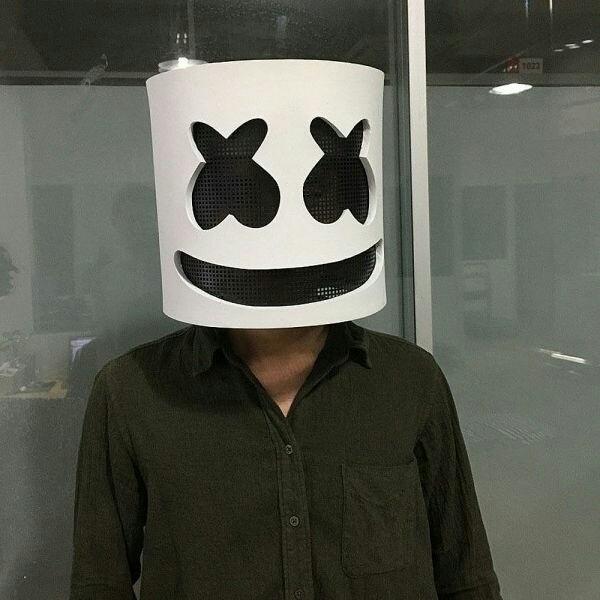 Dj 入荷予定 Marshmello マシュメロ マスク コスプレ おもしろ 仮装 衣装 映画 グッズ 小道具 レプリカ