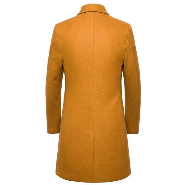 3色 上品質 メンズ チェスターコート ビジネスジャケット ロング ピーコート メルトンコート M 5xl トレンチコート 売り出し