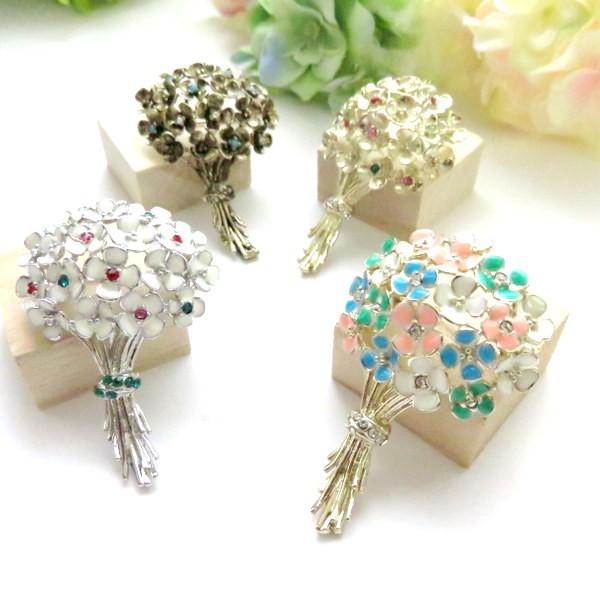 ブローチ ピン 花束 フラワー ブーケ ご褒美 プレゼント ギフト 贈り物