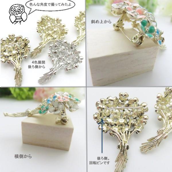 ブローチ ピン 花束 フラワー ブーケ ご褒美 プレゼント ギフト 贈り物