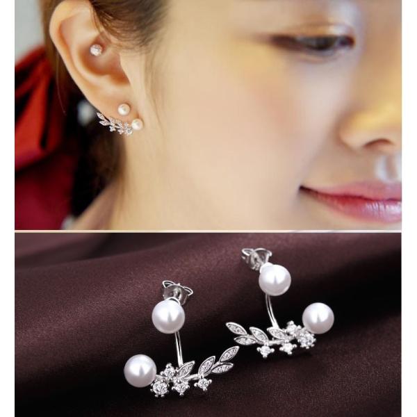 ピアス バックキャッチ 一粒パール リーフ 2way 大人可愛い レディースアクセサリー シルバー プラチナ仕上げ ピンクゴールド 18kpg Buyee Buyee Japanese Proxy Service Buy From Japan Bot Online