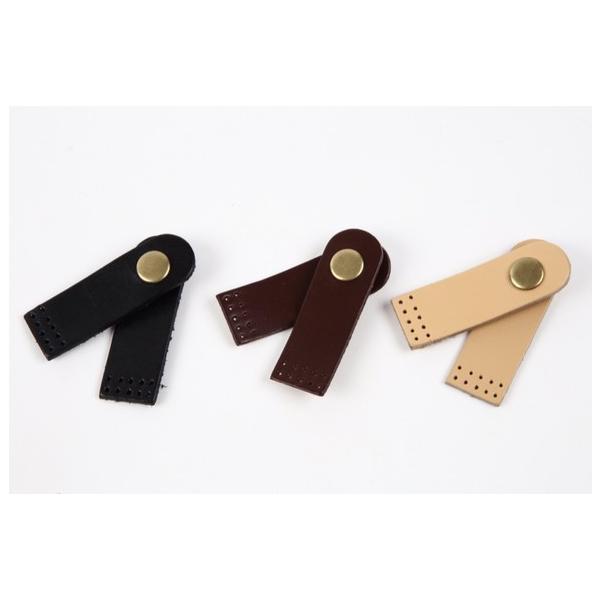 本革パーツ マグネットホック 仕様 両側ロング レザーパーツ レザー