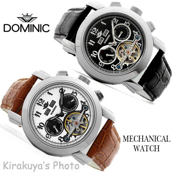 DOMINIC 機械式手巻　オートマタ 売り切れました】ドミニク手巻腕時計オートマタ機構搭載DOMINIC