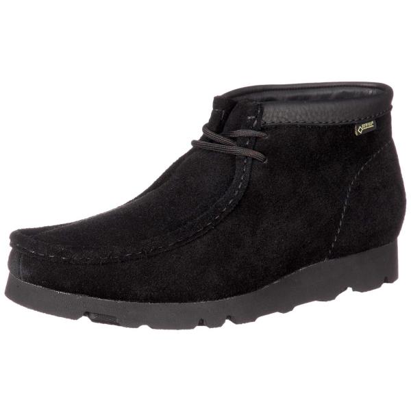 クラークス 本革 ブーツ ゴアテックス 本革 防水 ブーツ ワラビーブーツ Gtx 定番 メンズ ゴアテックス ブラックスエード Uk085 B072mjkfby きらめき商店