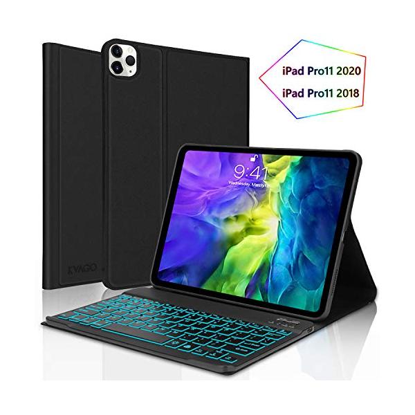 7色バックライト 脱着式Bluetooth スマートキーボードカバー