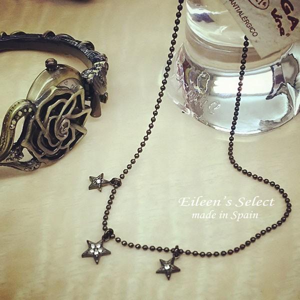 DOIRA ブラックスターネックレス ヴィンテージ スペイン製  