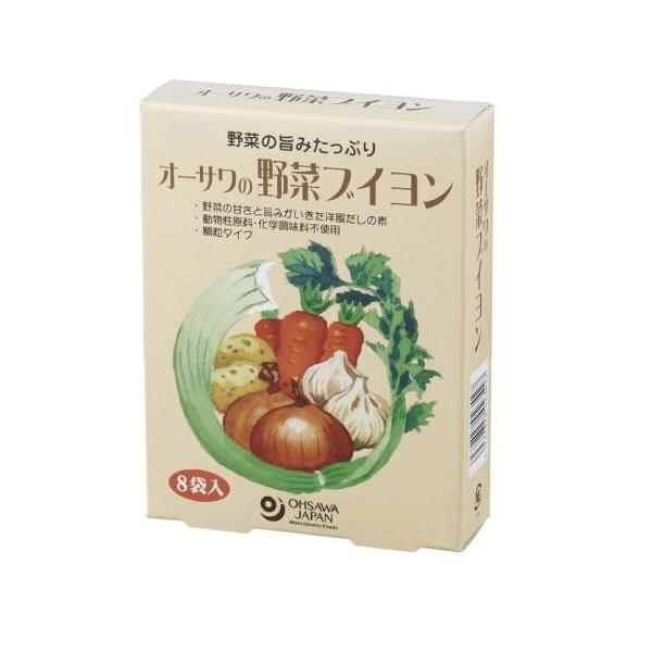 他サイト： オーサワの野菜ブイヨン 40g（5g×8包） 【オーサワジャパン】の商品画像