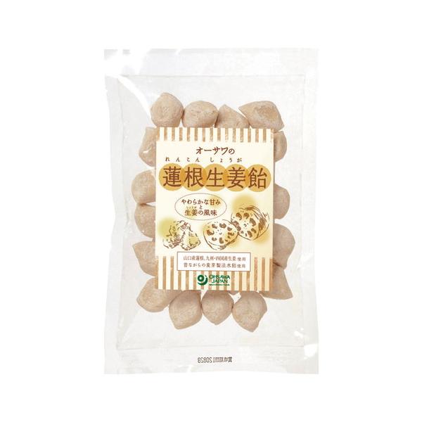 オーサワの蓮根生姜飴（切飴） 100g 【オーサワジャパン】