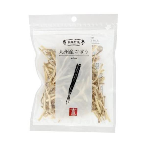 ■商品名：乾燥野菜　ごぼう■メーカー：吉良食品■容量：35g■開封前賞味期間：製造日より1年■原材料：ごぼう（九州産）、ブドウ糖■商品詳細：九州産のごぼうを千切りにし熱風乾燥させました。面倒な前処理(皮むき、水さらし)がいらず、熱湯で約5分...