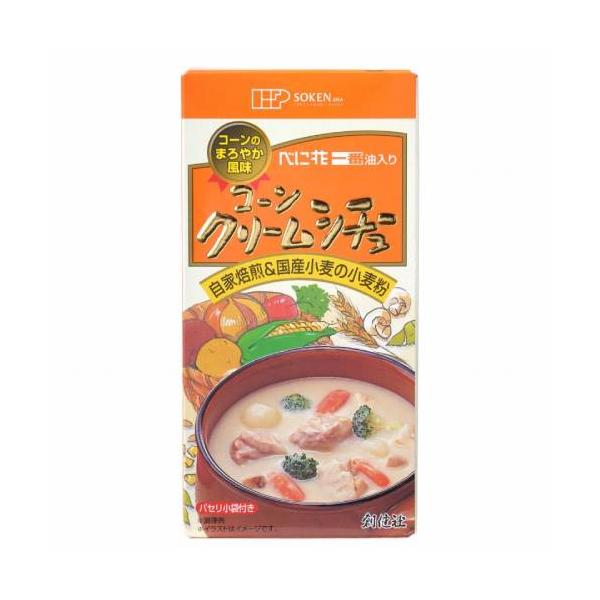 ■商品名：コーンクリームシチュー■内容量：115g■賞味期間：製造日より360日■原材料：植物油脂［パーム油（マレーシア）、べに花油（アメリカ又はメキシコ）］、小麦粉［小麦（北海道）］、粉乳［脱脂粉乳（北海道）、全粉乳（北海道）］、チキンブ...
