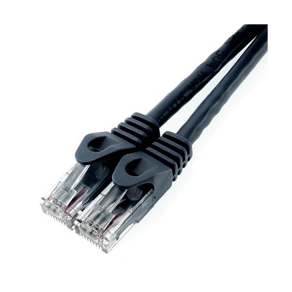 ホーリック LANケーブル UTP カテゴリー6A 50cm ブラック LC05-577RB