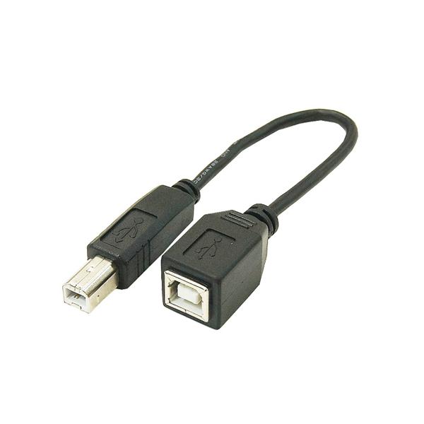 変換名人 USBケーブル20cm B(オス) to B(メス) USBBA-BB20