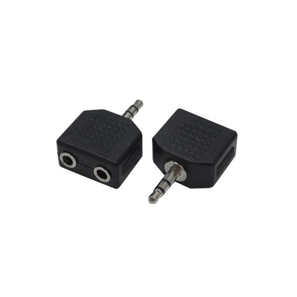 変換名人 AVプラグ 3.5(メス)2P to 3.5mm(オス)ステレオ AV/352J-35PS(2P)