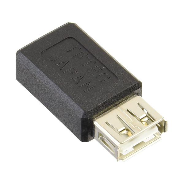 変換名人　USB A(メス)→miniUSB(メス)　USBAB-M5BN