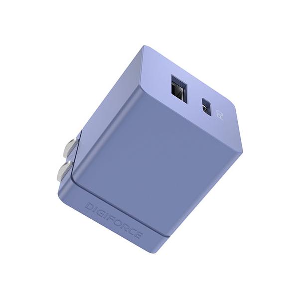 デジフォース Cube キューブ型PD充電器 20W 1A1C ネイビーブルー D0061NB