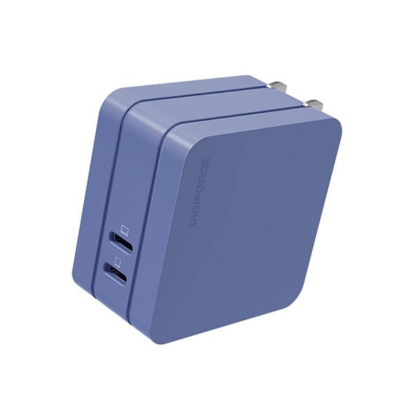 デジフォース Square スタイリッシュPD充電器 65W 2C ネイビーブルー D0082NB