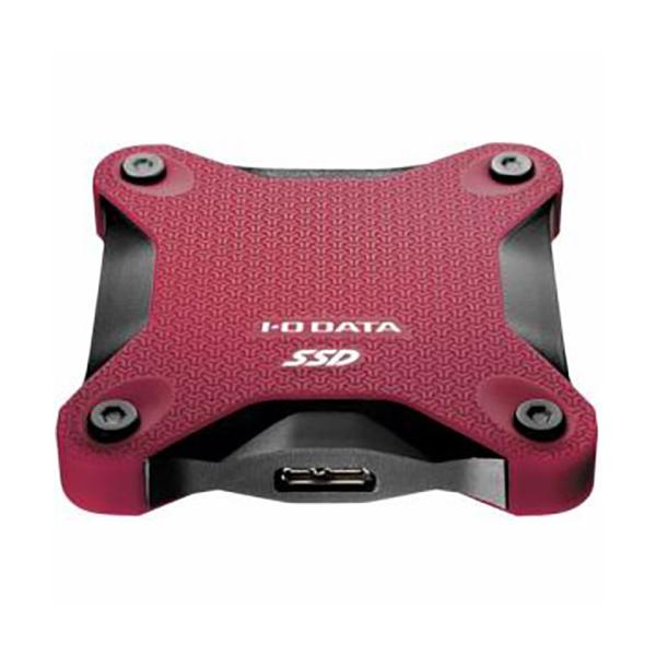 アイ・オー・データ IO DATA SSPHUA500RB 外付けSSD 500GB ワイン