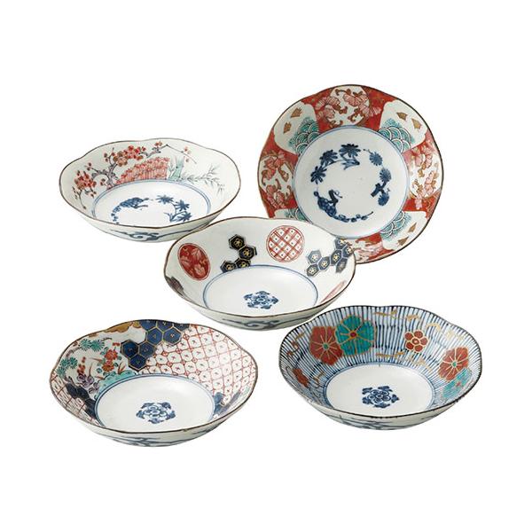 染錦古伊万里 中鉢揃 1-2-0180 : はるいろ暮らしの雑貨店 - 通販