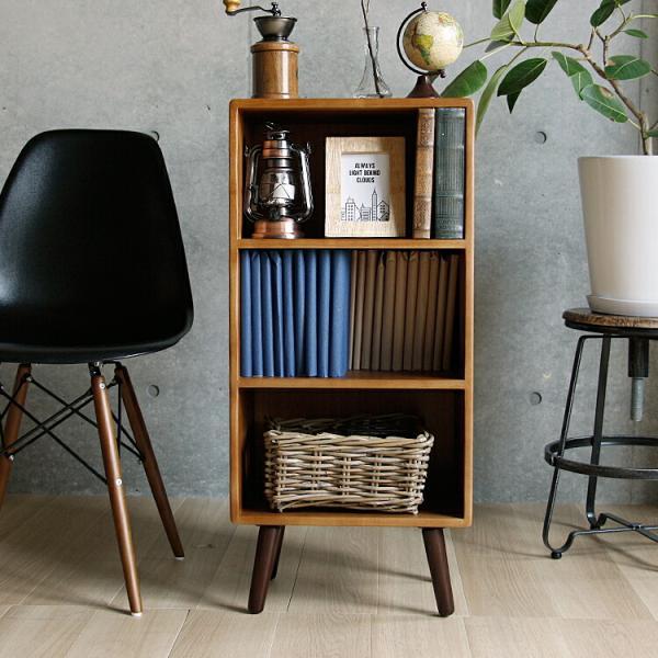 3段オープンラック KOKOA（ココア） ラック リビング 収納 天板 木製