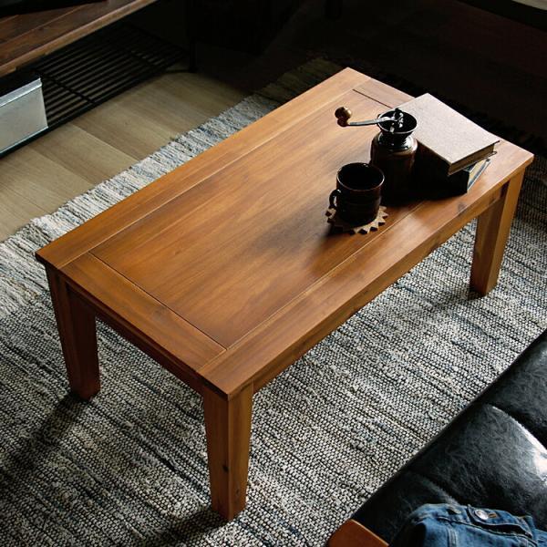 センターテーブル Draw（ドロウ）90cmタイプ センターテーブル 幅90 ローテーブル リビングテーブル テーブル 木製 アカシア 北欧 ナチュラル ブラウン