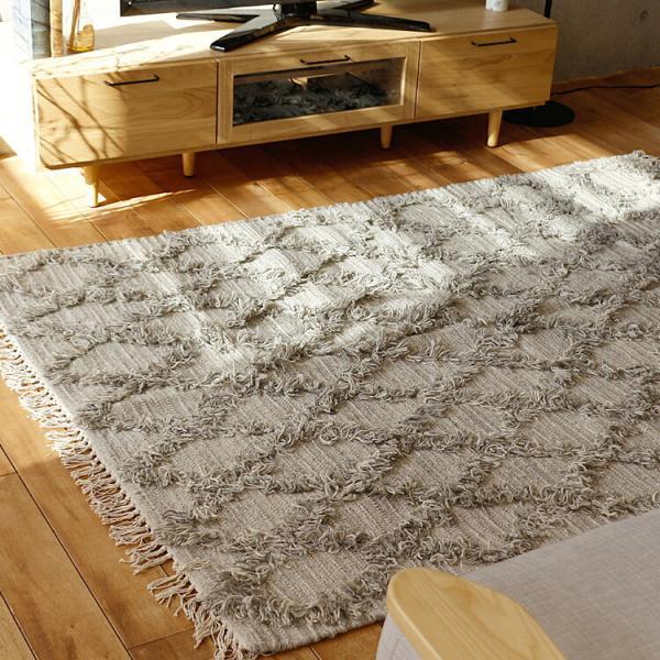 ラグマット WOOL CROSS RUG ラグ マット 絨毯 カーペット じゅうたん