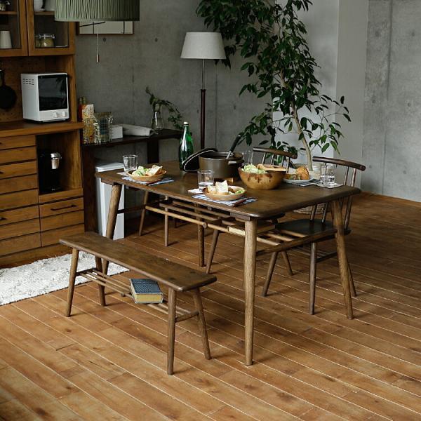 ダイニング4点セット SORA（ソラ） ブラウンタイプ ダイニングセット